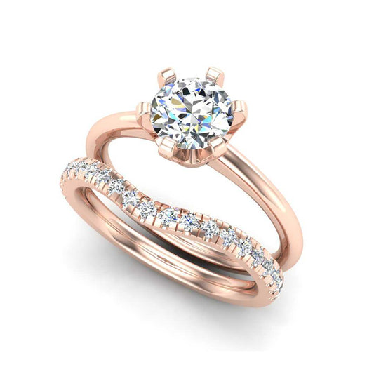 Engagement Ring Wedding Set -  ERWS0083-1.00RB