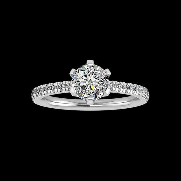 Engagement Ring ERSM0084-1.00RB