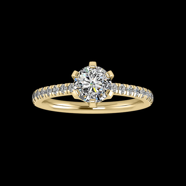 Engagement Ring ERSM0084-1.00RB