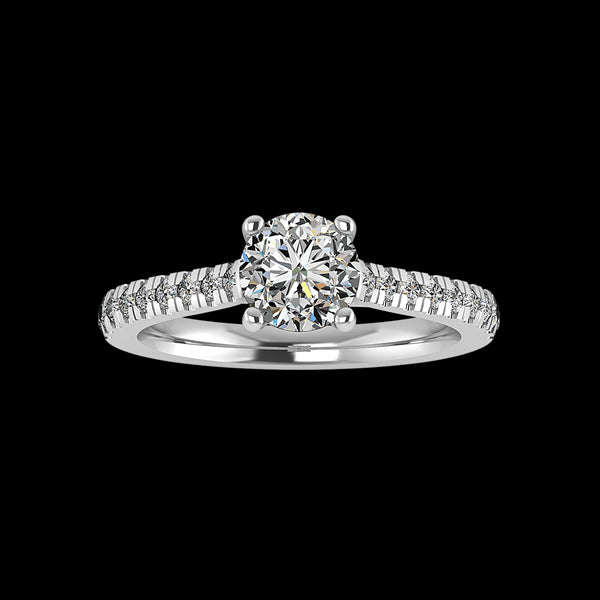 Engagement Ring ERSM0098-1.00RB