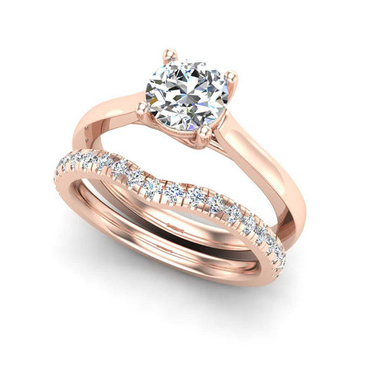 Engagement Ring Wedding Set -  ERWS0099-1.00RB