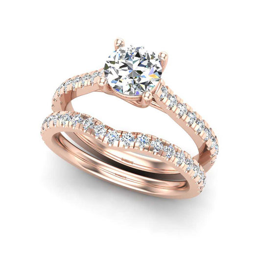 Engagement Ring Wedding Set -  ERWS0100-1.00RB