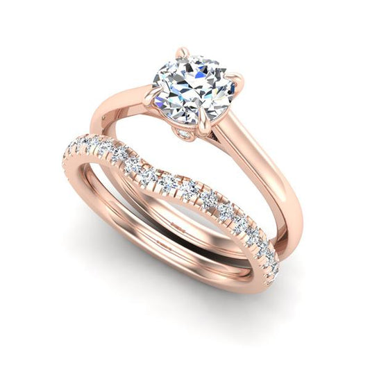 Engagement Ring Wedding Set -  ERWS0101-1.00RB