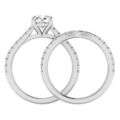 Engagement Ring Wedding Set -  ERWS0104-1.00RB