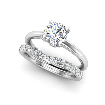 Engagement Ring Wedding Set -  ERWS0105-1.00RB