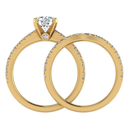 Engagement Ring Wedding Set -  ERWS0106-1.00RB