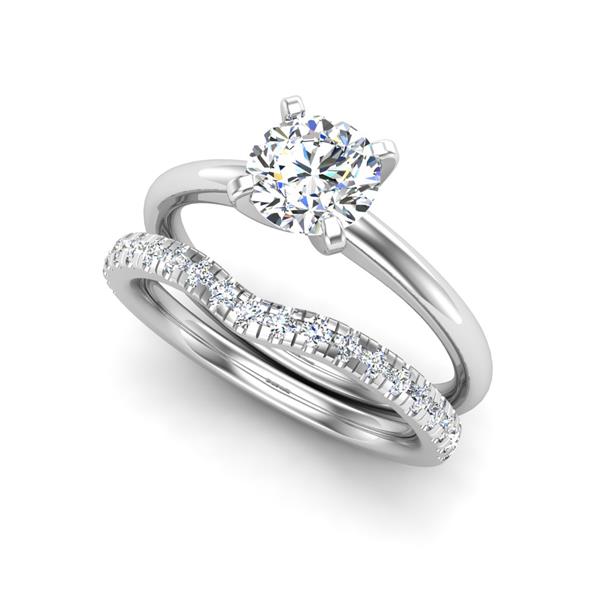 Engagement Ring Wedding Set -  ERWS0107-1.00RB