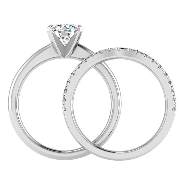 Engagement Ring Wedding Set -  ERWS0107-1.00RB