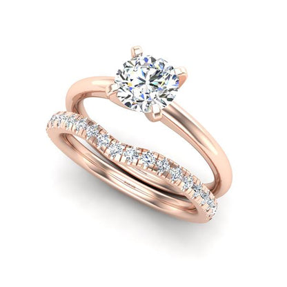 Engagement Ring Wedding Set -  ERWS0107-1.00RB