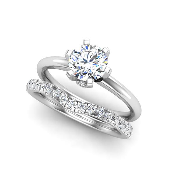 Engagement Ring Wedding Set -  ERWS0109-1.00RB