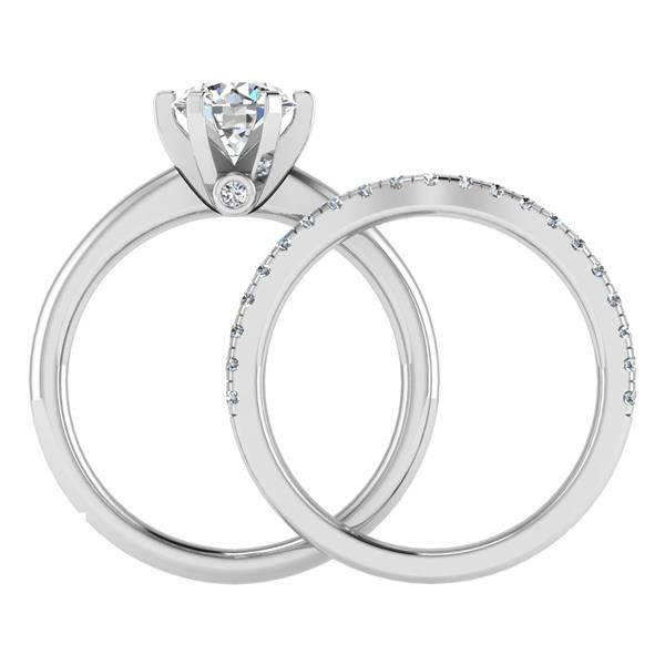 Engagement Ring Wedding Set -  ERWS0109-1.00RB