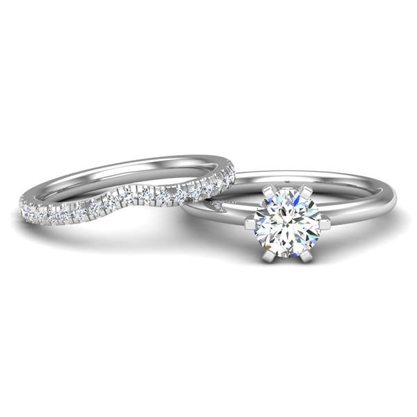 Engagement Ring Wedding Set -  ERWS0109-1.00RB