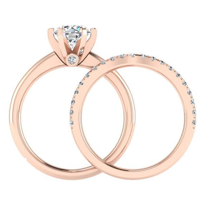 Engagement Ring Wedding Set -  ERWS0109-1.00RB