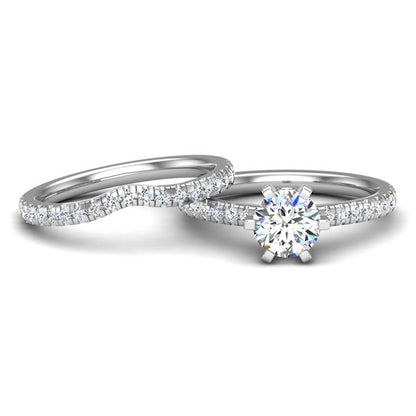 Engagement Ring Wedding Set -  ERWS0110-1.00RB