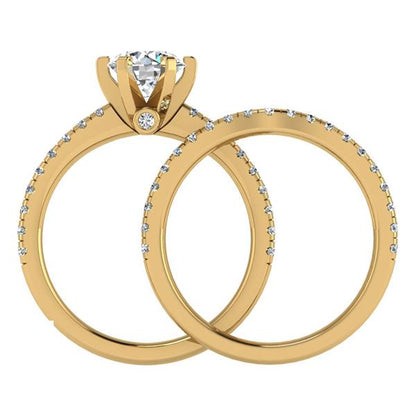 Engagement Ring Wedding Set -  ERWS0110-1.00RB