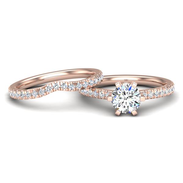 Engagement Ring Wedding Set -  ERWS0110-1.00RB