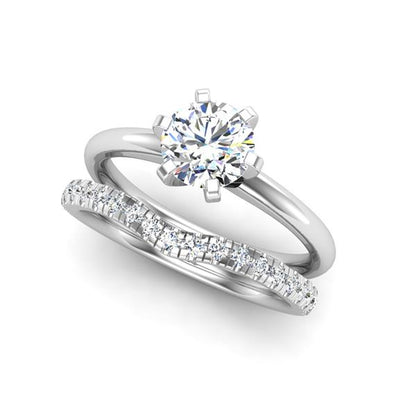 Engagement Ring Wedding Set -  ERWS0111-1.00RB