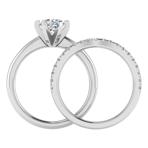 Engagement Ring Wedding Set -  ERWS0111-1.00RB