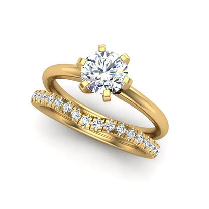 Engagement Ring Wedding Set -  ERWS0111-1.00RB