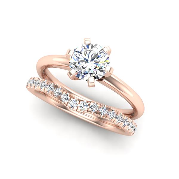 Engagement Ring Wedding Set -  ERWS0111-1.00RB