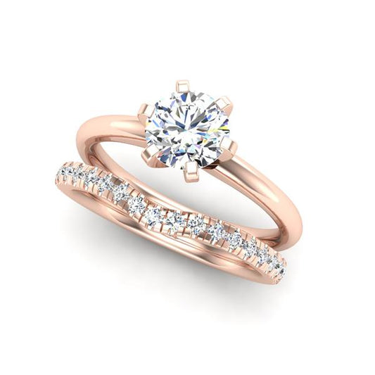 Engagement Ring Wedding Set -  ERWS0111-1.00RB