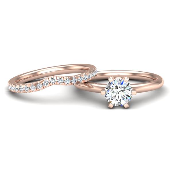 Engagement Ring Wedding Set -  ERWS0111-1.00RB