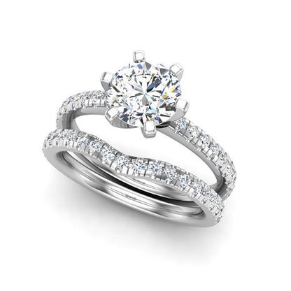 Engagement Ring Wedding Set -  ERWS0112-1.00RB