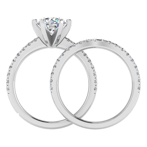 Engagement Ring Wedding Set -  ERWS0112-1.00RB