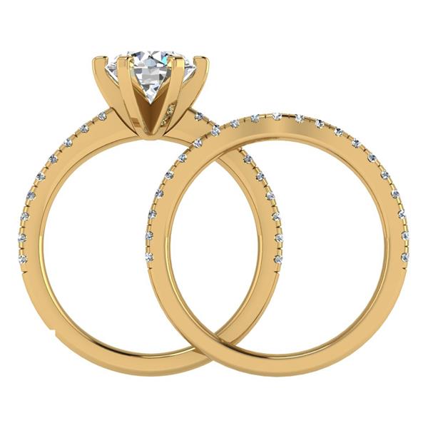 Engagement Ring Wedding Set -  ERWS0112-1.00RB