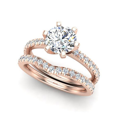 Engagement Ring Wedding Set -  ERWS0112-1.00RB