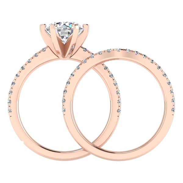 Engagement Ring Wedding Set -  ERWS0112-1.00RB