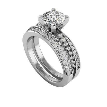 Engagement Ring Wedding Set -  ERWS0113-1.00RB