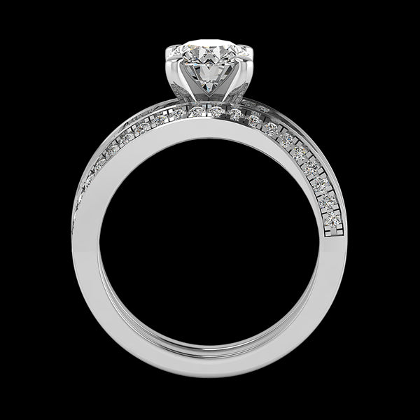 Engagement Ring Wedding Set -  ERWS0113-1.00RB