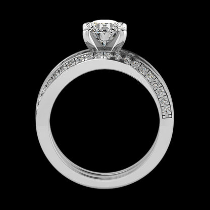 Engagement Ring Wedding Set -  ERWS0113-1.00RB