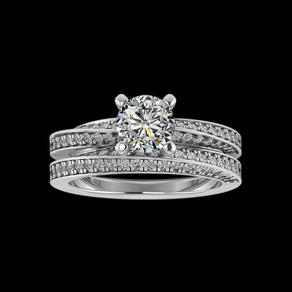 Engagement Ring Wedding Set -  ERWS0113-1.00RB