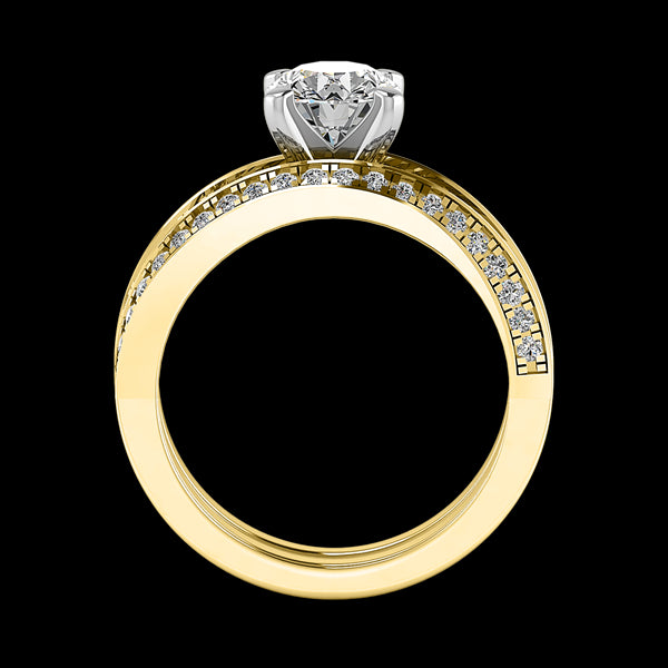 Engagement Ring Wedding Set -  ERWS0113-1.00RB