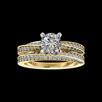 Engagement Ring Wedding Set -  ERWS0113-1.00RB