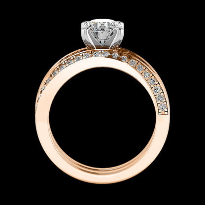 Engagement Ring Wedding Set -  ERWS0113-1.00RB