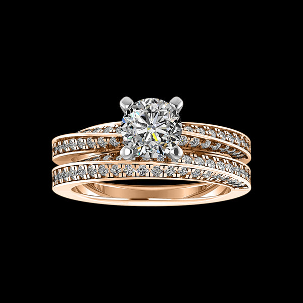 Engagement Ring Wedding Set -  ERWS0113-1.00RB