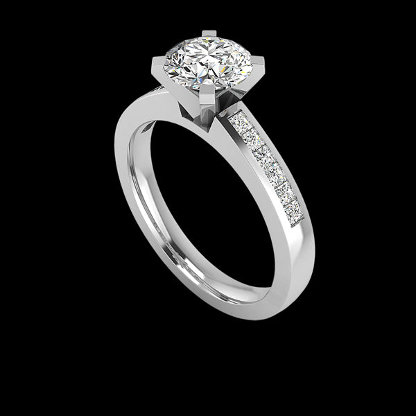 Engagement Ring ERSM0118-1.00RB