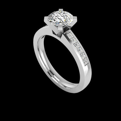 Engagement Ring ERSM0118-1.00RB