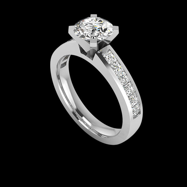 Engagement Ring ERSM0119-1.00RB