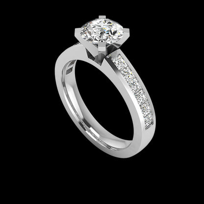 Engagement Ring ERSM0119-1.00RB