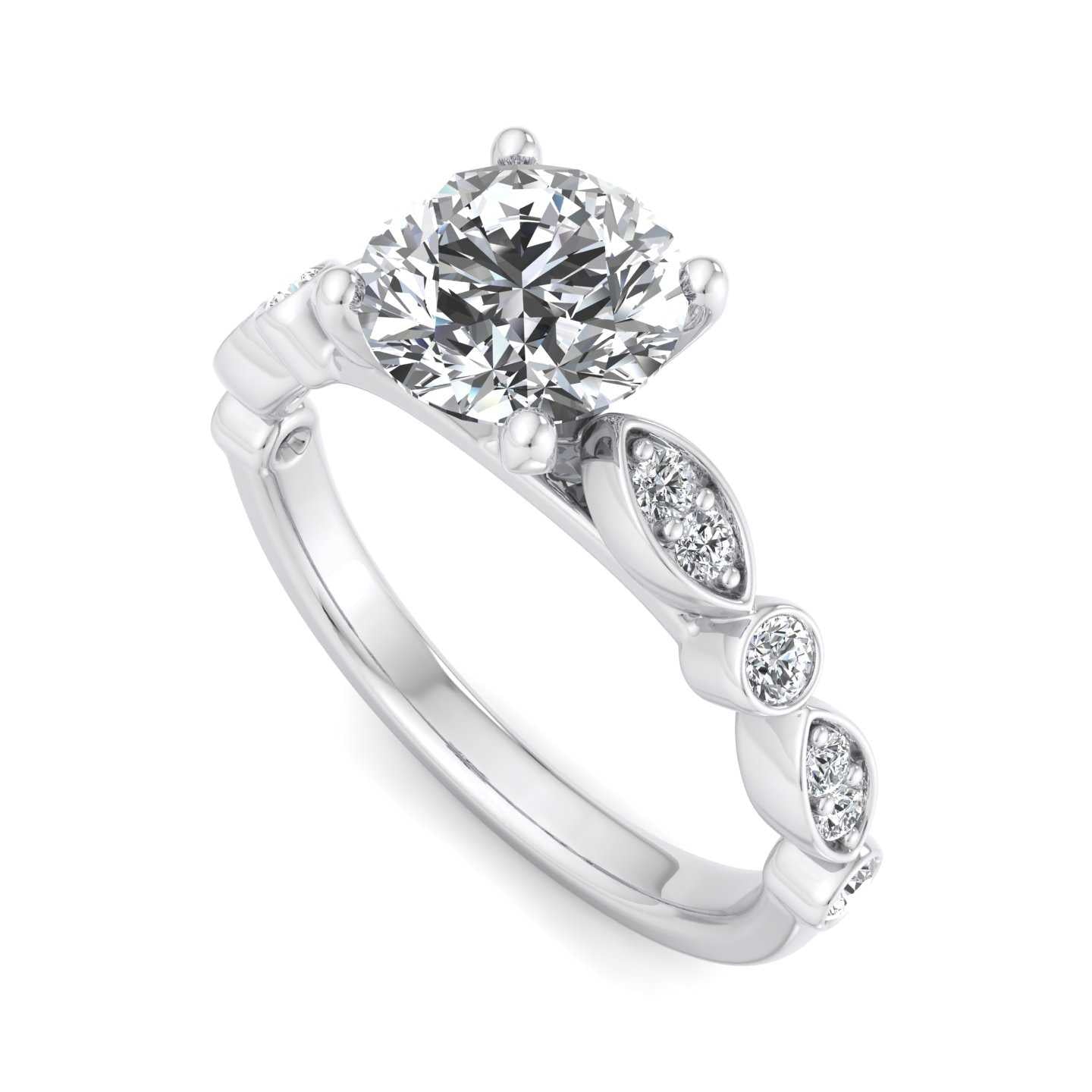 Engagement Ring ERSM0123-1.00RB