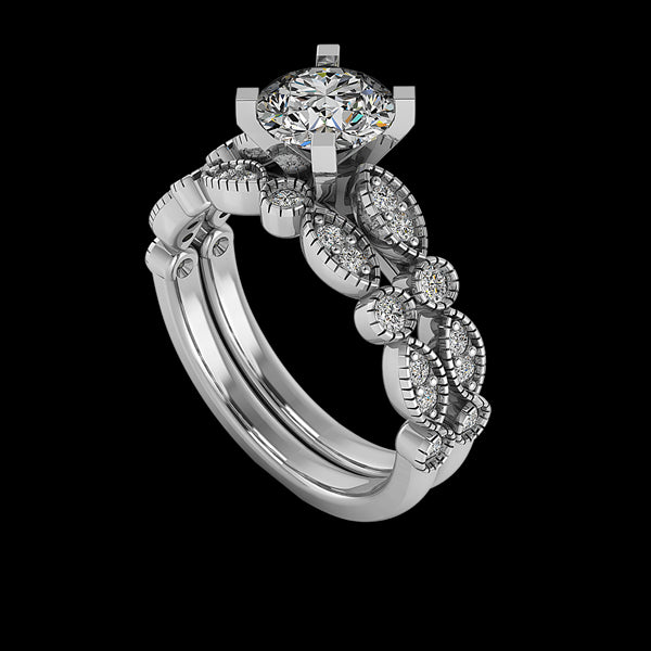 Engagement Ring ERWS0123-1.00RB