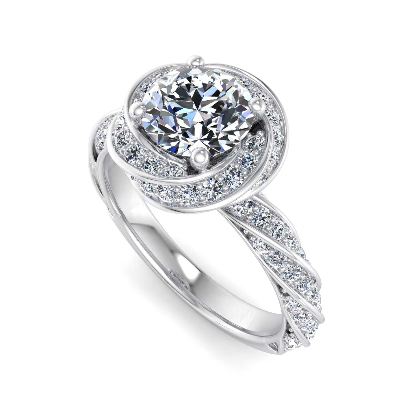 Engagement Ring ERSM0125-1.00RB