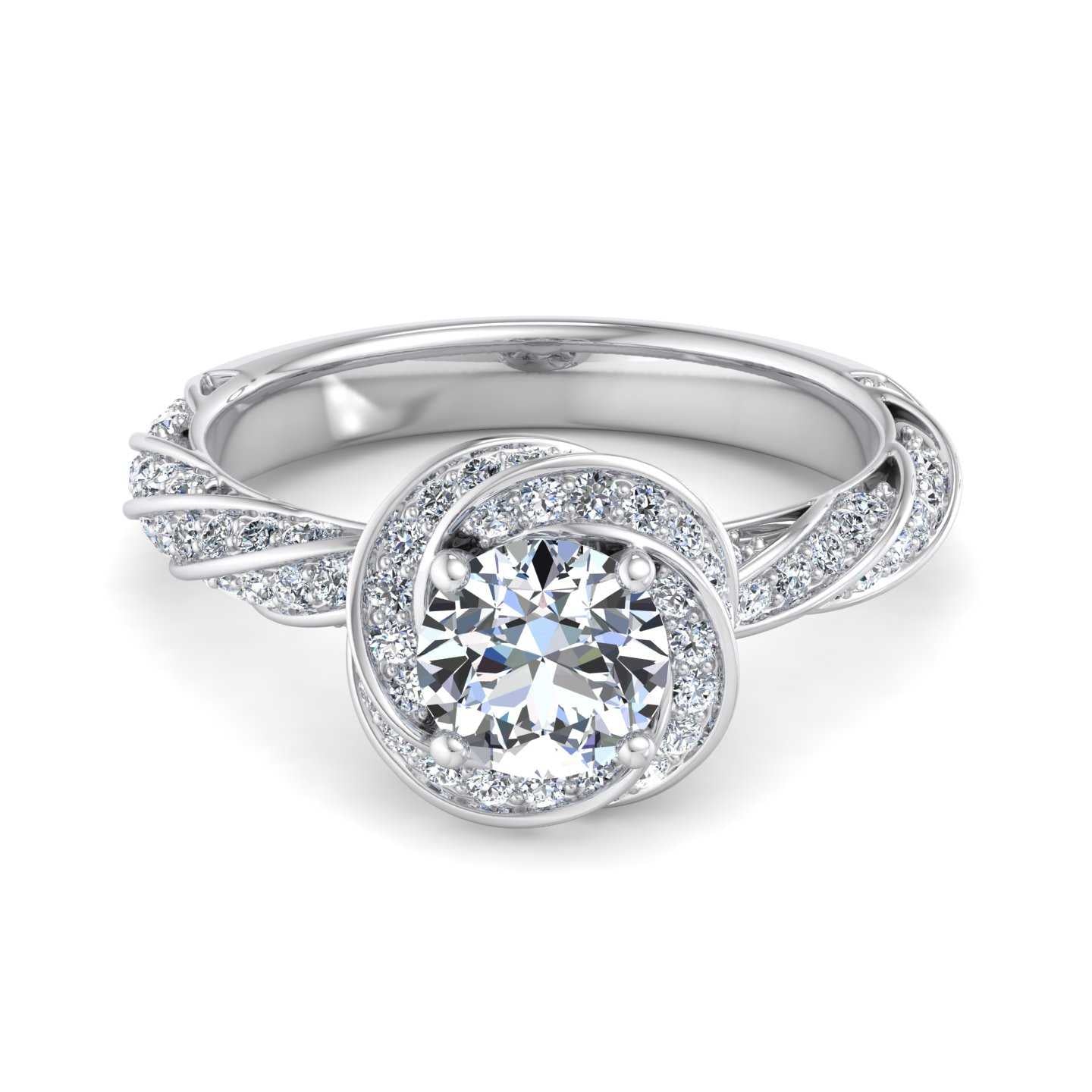 Engagement Ring ERSM0125-1.00RB