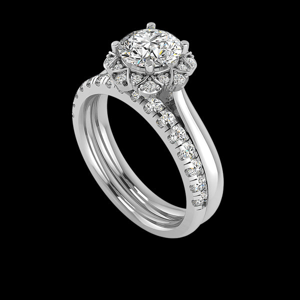 Engagement Ring ERWS0132-1.00RB