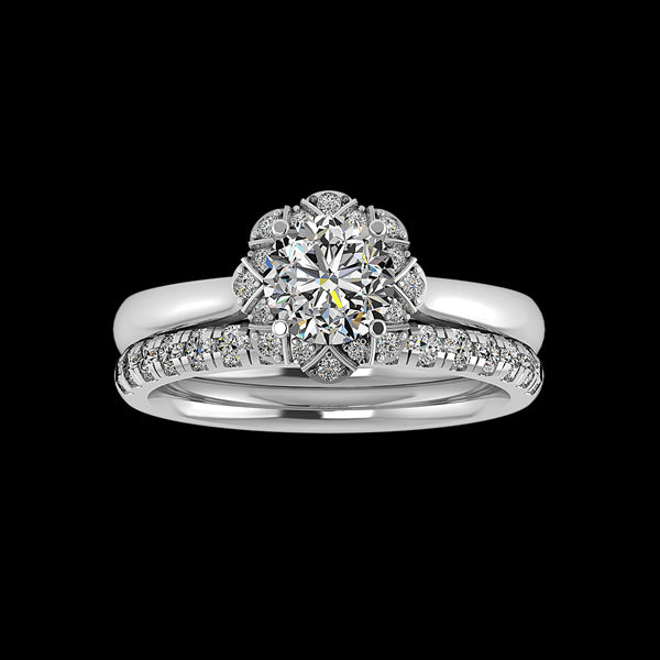 Engagement Ring ERWS0132-1.00RB