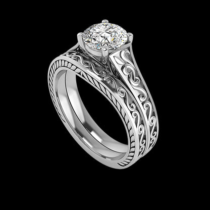 Engagement Ring ERWS0136-1.00RB